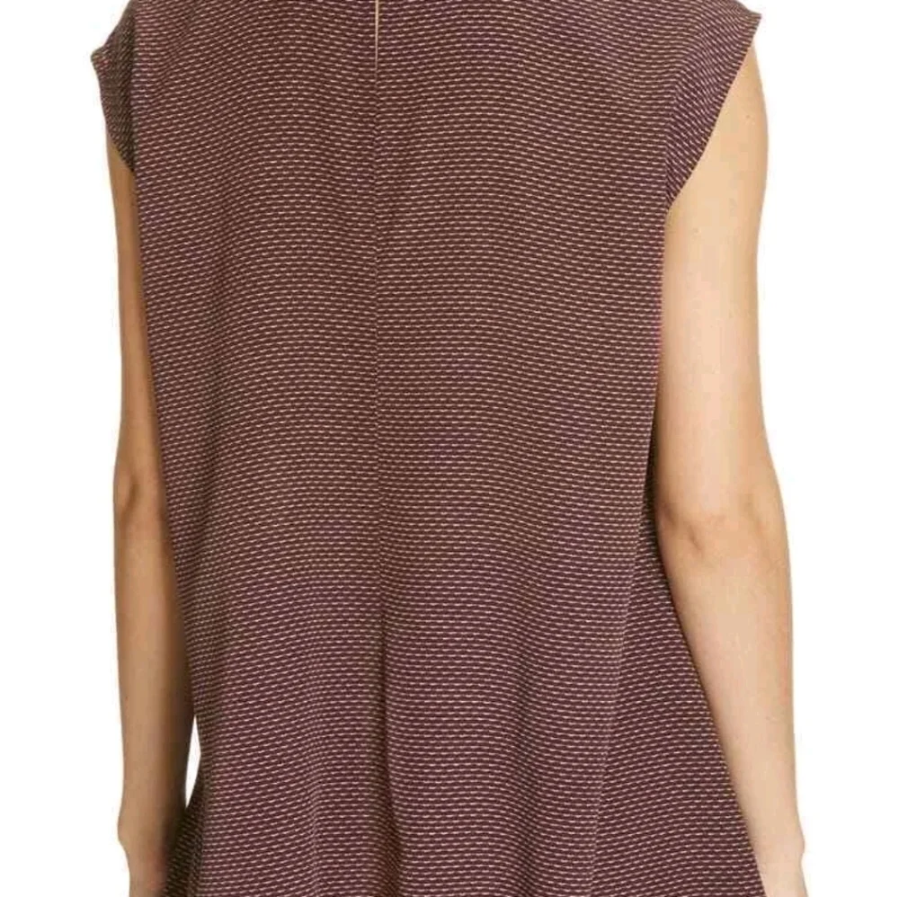Eileen Fisher Cassis Silk‎ Sleeveless Blouse Maroon Womens XL NWOT